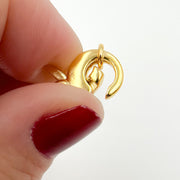 14MM Gold-plated Sterling Silver Trigger Clasp